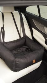 Autoistuin koirille tai kissoille 50x17x55cm musta