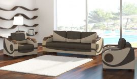 Sofa set 3+1+1 Kaja-beige-brown
