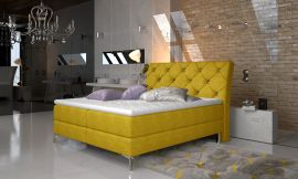 Boxspring bed Karleen -yellow-160x200cm