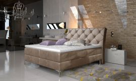 Boxspring bed Karleen -light brown-160x200cm