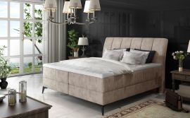 Boxspring bed Audelia -light brown-160x200cm