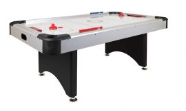 Cascades Air Hockey / ilmakiekkopeli + varusteet musta-valkoinen mdf,PVC