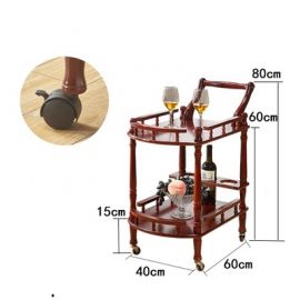 Dining cart Alyvia-red