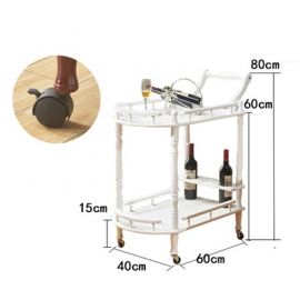 Dining cart Alyvia-white