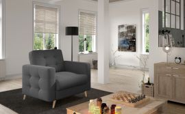 Armchair Rainey-dark-grey