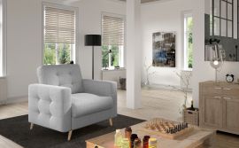 Armchair Rainey-light grey