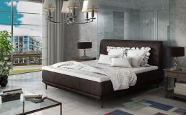 Bed Argento dark brown-160x200cm