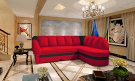 Corner sofa bed Fallon-red-right