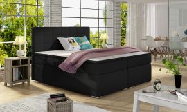 Boxspring bed Irina -black-180x200cm