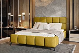 Bed Mystery 160-180 with storage box-yellow-160x200cm