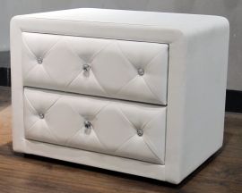 Bedside Table Bergamo-white