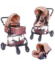 Baby Stroller 3-in-1 ElmaPram Montano-beige