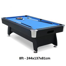 Barrington Pool Table + Ping Pong Table + Accessories Set-8ft