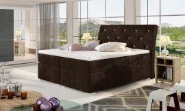 Boxspring bed Harriet -dark brown-160x200cm