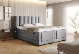 Adjustable Bed Set Sorina 160-180-grey-160x200cm