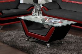 Coffee table Calgary-black-red