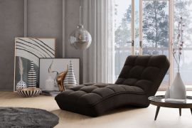 Chaise Martina-dark brown