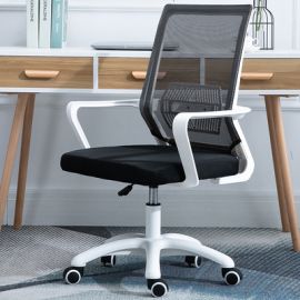 Computer chair Clement-black-white