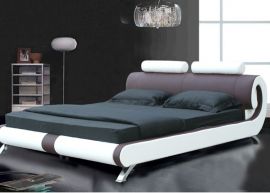 Sänky Dallas Lux 160-180 ruskea-valkoinen