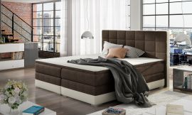 Boxspring bed Hillary -dark brown-160x200cm