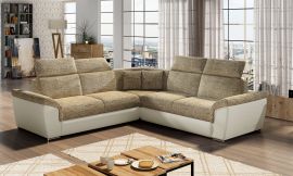Corner sofa bed Gideon-light brown
