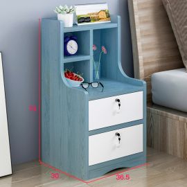 Bedside Table Fermo-blue