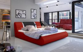 Bed Freya with storage 160-180-red-160x200cm