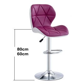 Bar chair Geo-purple