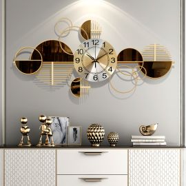 Seinäkello Grazia kulta 43x86cm