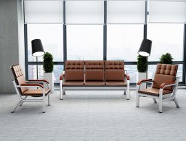 Office Sofa set Hanson 1+1+3-brown