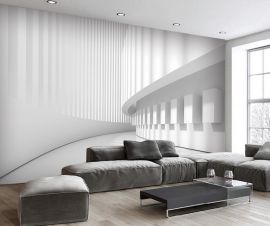Seinätarra Jaya 2.7x2m / 2.7x3m / 2.7x4m valkoinen-harmaa