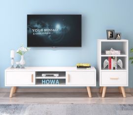 TV stand Keanu-white