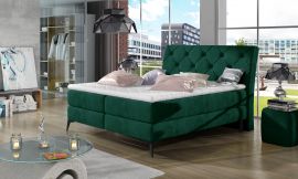 Boxspring bed Trudy -green-160x200cm