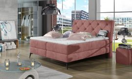 Boxspring bed Trudy -pink-160x200cm