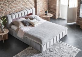 Sänky Nissa Säilytyslaatikoilla ja LED-Valolla 160-180 kangas