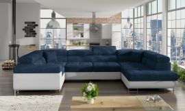 Corner sofa bed Inigo-dark blue-right