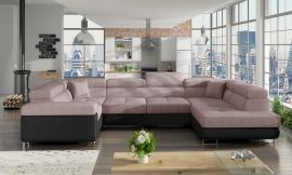 Corner sofa bed Inigo-light pink-right