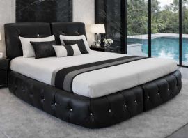 Design Sänky Monte 160x200 Musta