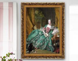 Seinätaulu Madame de Pompadour 40x50cm