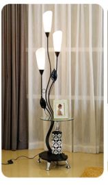 Floor lamp Margita-black