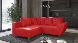 Corner bed sofa Celio -red