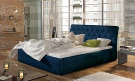Bed Carlisle dark blue-160x200cm