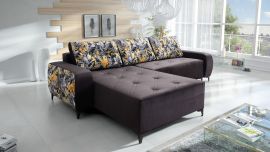 Corner bed sofa Einar-left-dark-grey