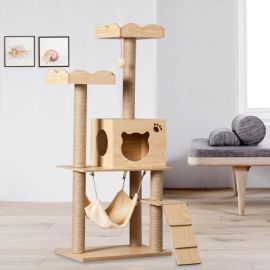 Kissan kiipeilypuu Ollie keltainen mdf
