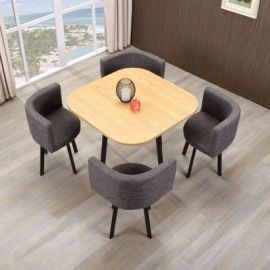 Dinning table set 4 chairs Parviz-wood