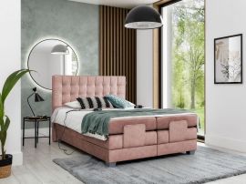 Adjustable Bed Set Balbina 160-180-160x200cm-pink