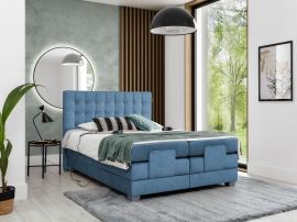 Adjustable Bed Set Balbina 160-180-160x200cm-blue