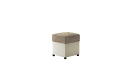 Pouf Dulce-beige-brown