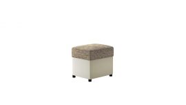 Pouf Esther-beige-brown