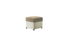 Pouf Perla-beige-brown